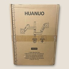 HUANUO Monitor Halterung 2 Monitore für 13-32 Zoll Bildschirm VESA 75/100mm