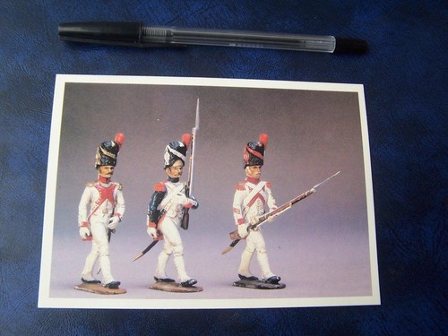 Sammlerkarte zinnsoldaten - sammlerkarte,