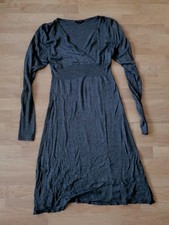 AMISU Kleid Gr.XL 40 Grau Herbst Winter Strickkleid Neu