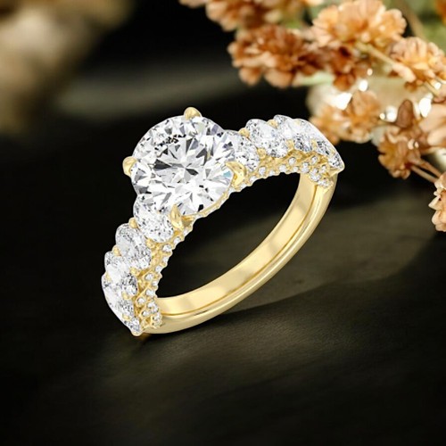 14k gelbgold halbfassung - gelbgold,