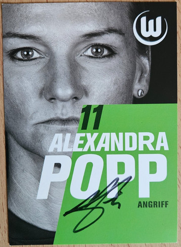 Alexandra popp handsignierte - alexandra,