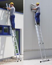 Schiebeleiter Alu Anlegeleiter Leiter nivello®-Leiterfuß GÜNZBURGER - Girse