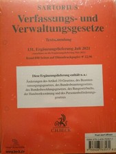 SARTORIUS Verfassungs- und