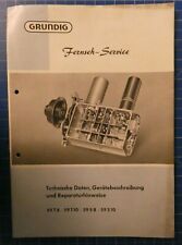 Grundig Fernseh-Service Anleitung Reparaturhelfer 50/60er Jahre H-10645