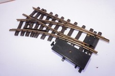 P.69] LGB Spur G 1210 Weiche links + Handumschalter siehe Bilder (guter Zustand)