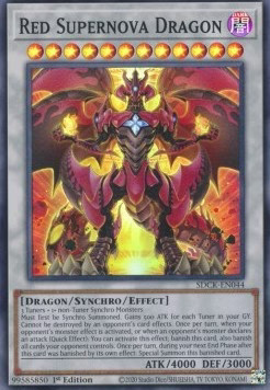 Yugioh red supernova dragon - yugioh,