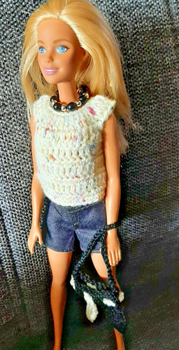 Barbie kleidungs set kurze - -,