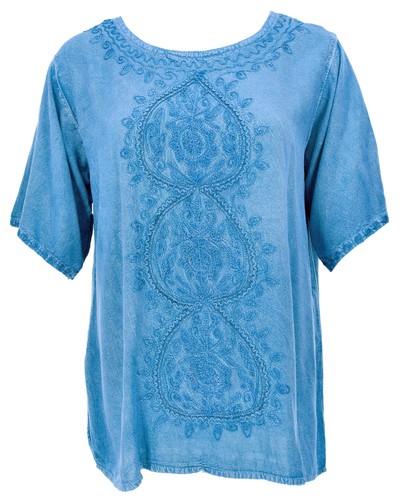 Bestickte indische tunika - bestickte,