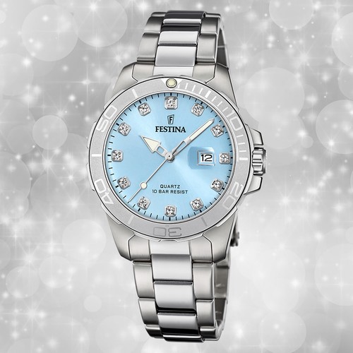 Festina damenuhr edelstahl - festina,