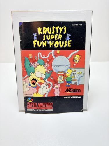 Krustys super fun house snes - super,