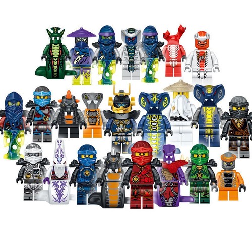 Set mit ninjago minifiguren - set, 24