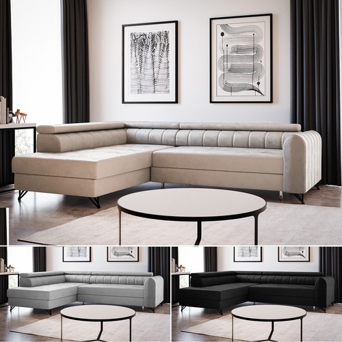 Ecksofa mit bettkasten alice - mit,