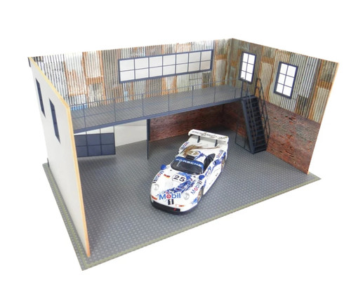 Zweistöckige auto garage - zweistöckige,