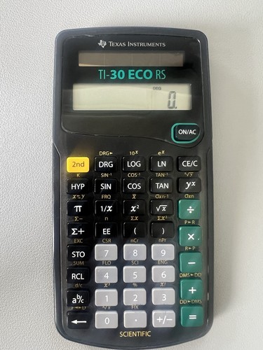 Texas instruments eco - instruments, ti-30
