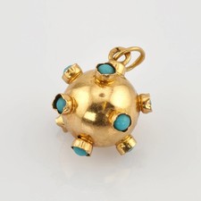 Exotischer Kugelanhänger aus