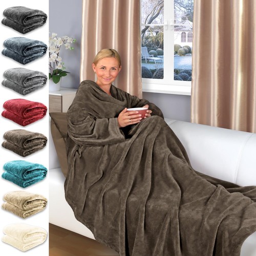 Kuscheldecke mit ärmeln - kuscheldecke,
