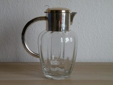 SAFTKRUG KALTE ENTE Krug Karaffe Montur versilbert VINTAGE