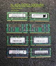 1x 4GB DDR2 PC2 SODIMM RAM Arbeitspeicher für Laptop u.ä.       1 Riegel mit 4Gb