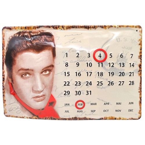 Blechschild elvis presley - elvis,
