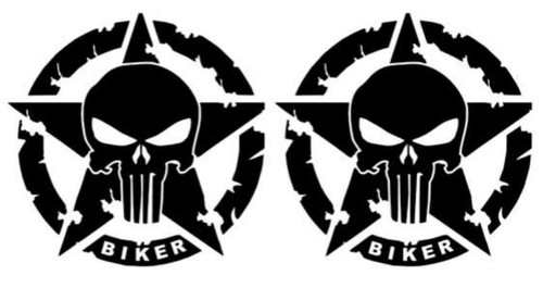 Skull auto aufkleber 9x9 cm - aufkleber,