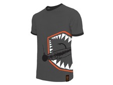 Angler T-Shirt grau Angelshirt