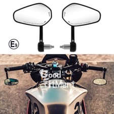 2PCS Motorrad Spiegel Lenkerendenspiegel E-geprüft Für Aprilia Tuono 1100 660