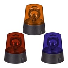 Rundumleuchte LED Blaulicht Partylicht Blaulichtlampe Polizeilicht 3er Set