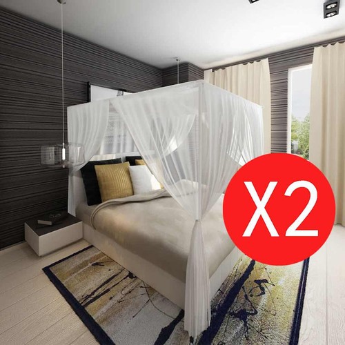 Moskitonetz betthimmel - 2x,