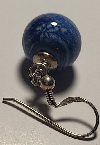 Einzelner hängeohrring silber - einzelner,