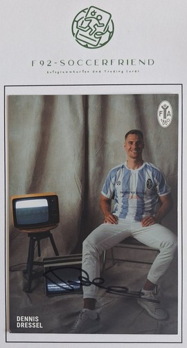 Dennis dressel autogrammkarte - dennis,