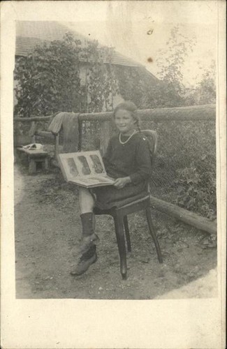 Postkarte auf album - auf,