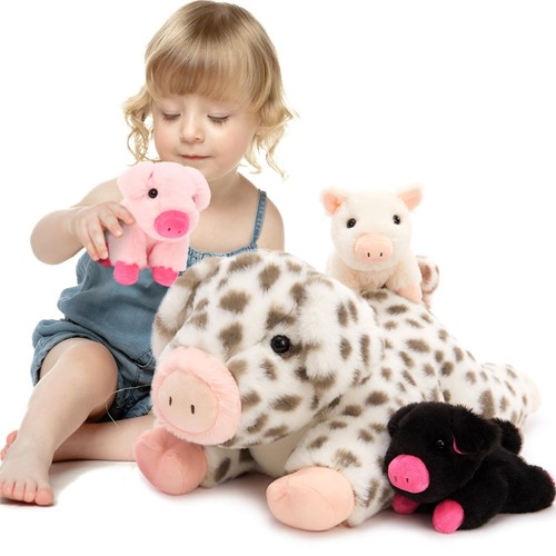 Groß schwein kuscheltier - groß,