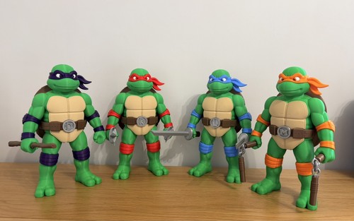 Retro ninja turtle - retro, 4er