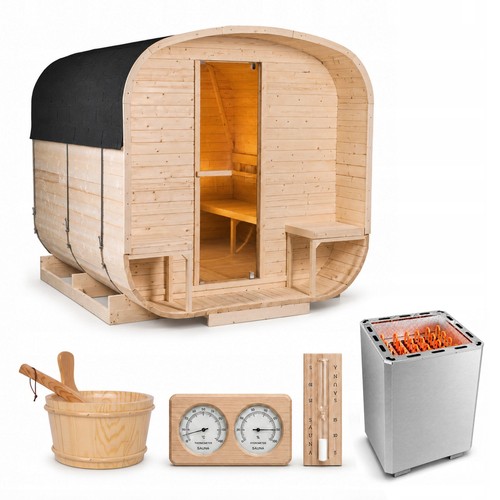 Quadratische gartensauna - quadratische,