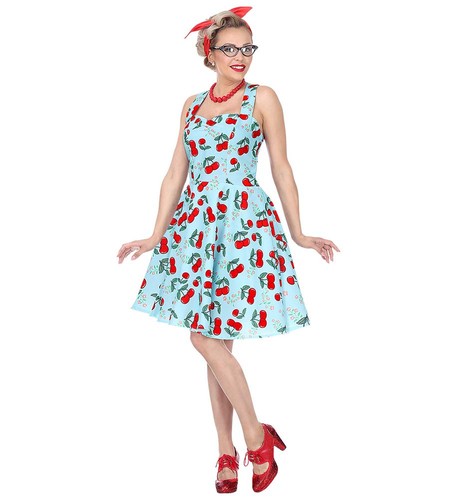 50er jahre kleid kirschen - 50er,