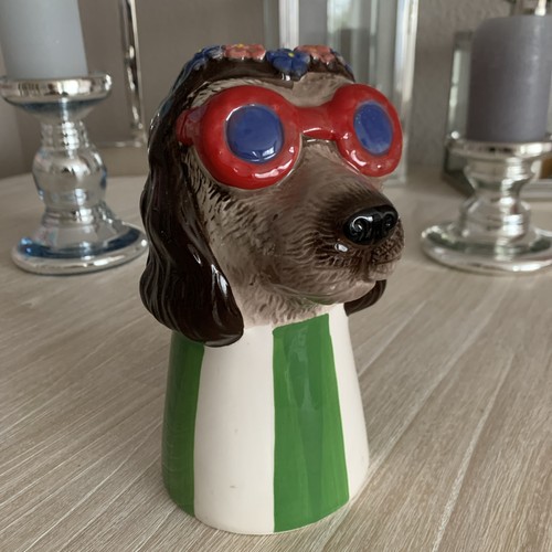 Pop art vase hunde kopf - art,