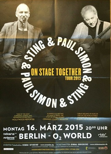 Sting paul simon 2015 berlin - sting,