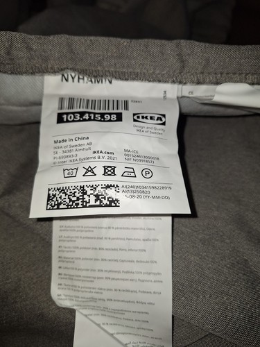 Ikea neu nyhamn bezug - bezug, für