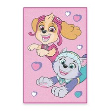 Paw Patrol Kinder Fußmatte Teppich 50 x 75 cm rosa neu