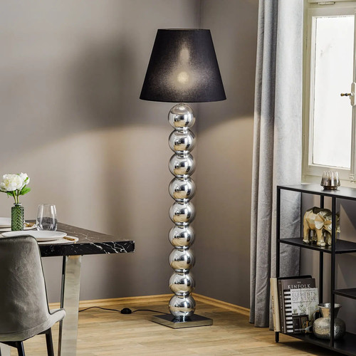 Textil stehlampe fulda schirm - textil-stehlampe,