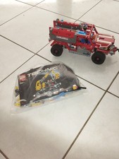 LEGO Technic Kleines Feuerwehr Auto und Mini Kran