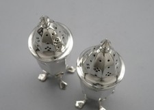 Paar Streuer - 925er Silber -