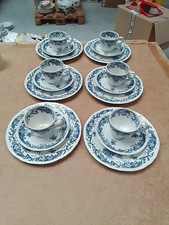 Villeroy Boch Valeria Blau  Kaffeegeschirr für 6 Personen Guter Zustand