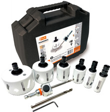 Mandrex 10-teiliges Premium Lochsägen Set Bi-Metall M42 SpeedXcut für Edelstahl 