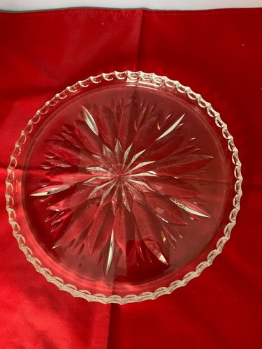 Vintage kristallglas teller - vintage, teller/