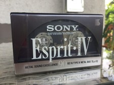 Sony Esprit-IV  C90 Metal Cassette Kassette Audiocassette