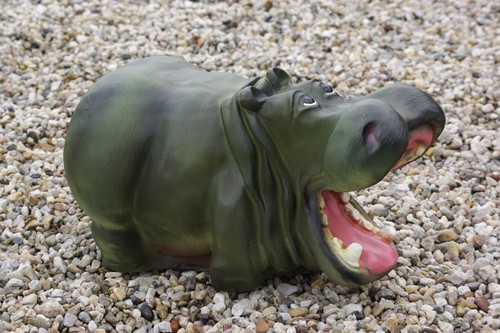 Nilpferd hippo gartenfigur - nilpferd,,