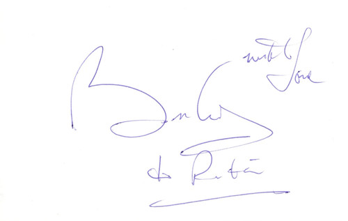 Brian may autograph - brian,