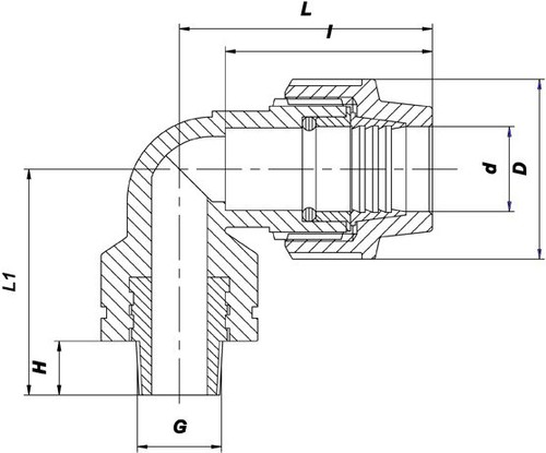 Fitting klemmverbinder - pp,