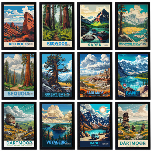 Vintage nationalparks reise - vintage,